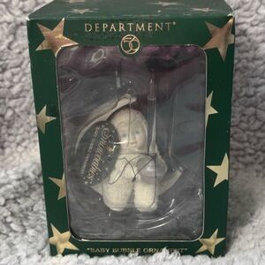 Department 56 Snowbabies Baby Bubble Christmas Ornament